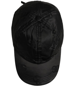 Men Black DG Monogram Baseball Capello Hat