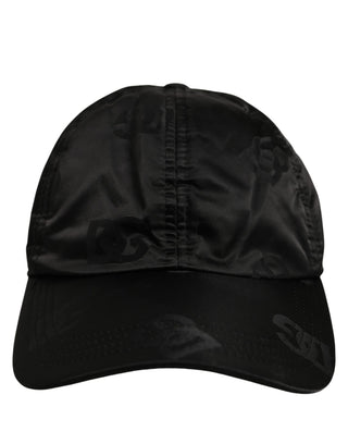 Men Black DG Monogram Baseball Capello Hat