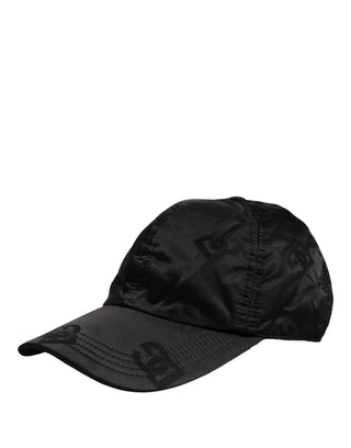 Men Black DG Monogram Baseball Capello Hat