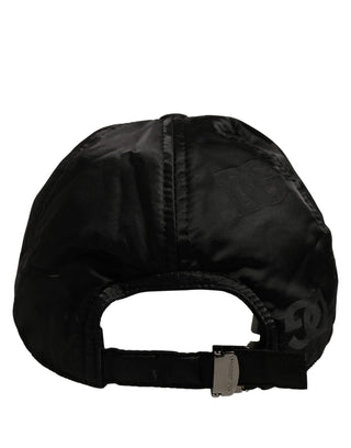 Men Black DG Monogram Baseball Capello Hat
