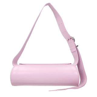 Pink Leather Crossbody Bag