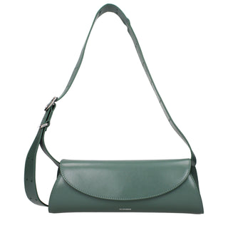Green Leather Crossbody Bag