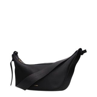 Black Leather Shoulder Bag