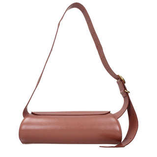 Pink Leather Crossbody Bag