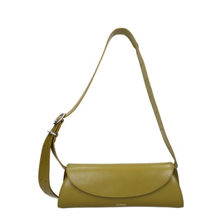 Green Leather Crossbody Bag