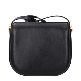 Black Leather Crossbody Bag