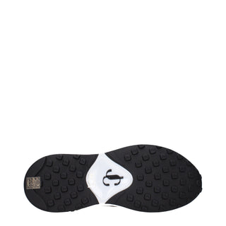 Black Fabric Athletic Sneakers