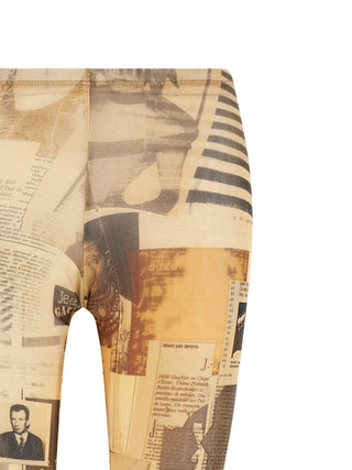 Multicolor Polyamide Casual Pants