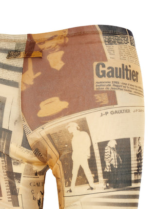 Multicolor Polyamide Casual Pants