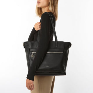 Black Polyethylene Shoulder Bag