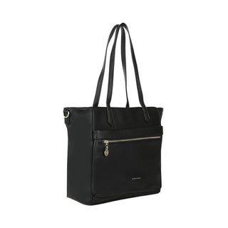 Black Polyethylene Shoulder Bag