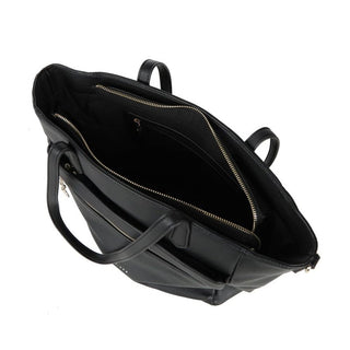 Black Polyethylene Shoulder Bag
