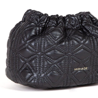 Black Polyethylene Shoulder Bag