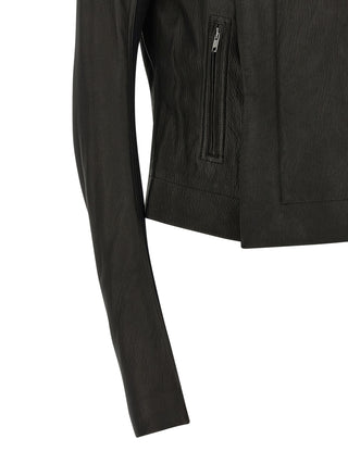 Black Lamb Leather Leather Jacket