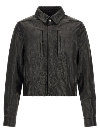 Black Lamb Leather Leather Jacket