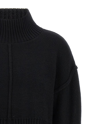 Black Virgin Wool Cardigan