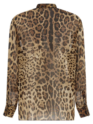 Brown Silk Blouse