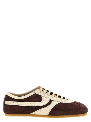 Multicolor Calfskin Low Top Sneakers
