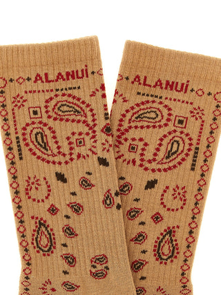 Beige Cotton Socks