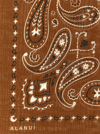 Brown Cotton Foulard