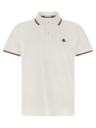 White Cotton Polo Shirt