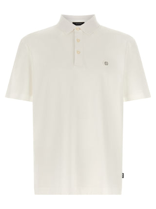 White Cotton Polo Shirt