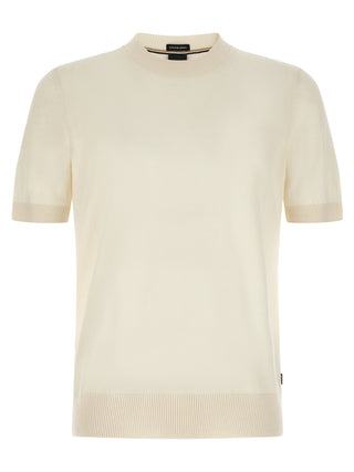 White Virgin Wool T-Shirt