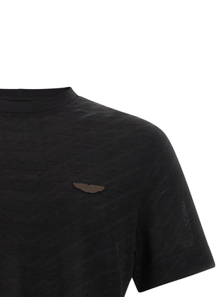 Black Cotton T-Shirt