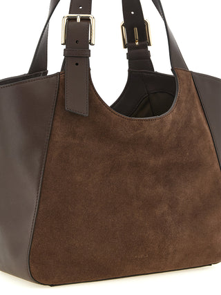 Brown Calfskin Tote Bag