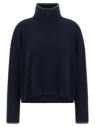 Blue Wool Cardigan