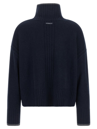 Blue Wool Cardigan