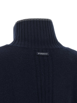 Blue Wool Cardigan
