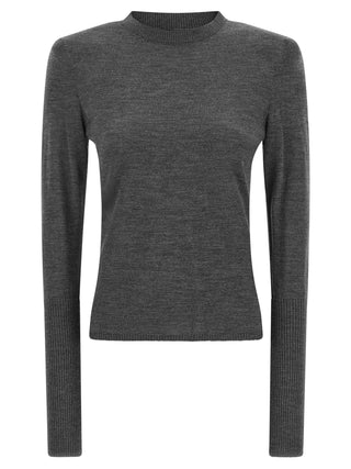 Gray Wool Cardigan