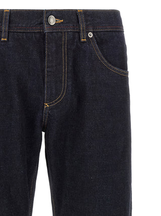 Blue Cotton Jeans Denim