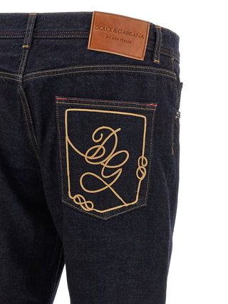 Blue Cotton Jeans Denim