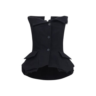Black Silk Blouse