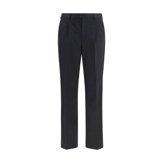 Black Wool Oves Aries Casual Pants
