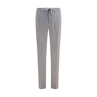 Gray Wool Oves Aries Casual Pants