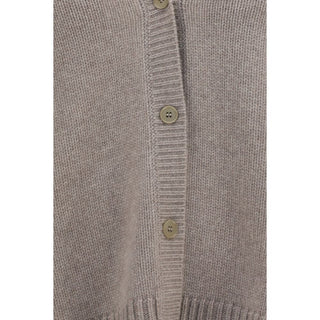 Beige Cashmere Cardigan