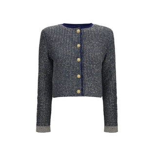 Blue Polyamide Cardigan