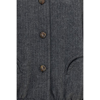 Gray Wool Oves Aries Shell Jacket