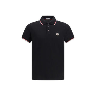 Black Cotton Polo Shirt