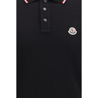 Black Cotton Polo Shirt