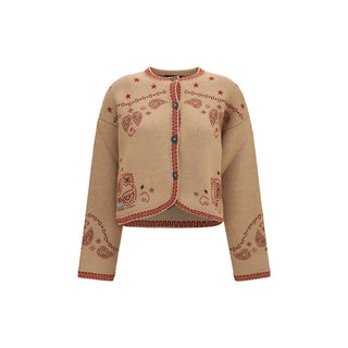 Brown Wool Oves Aries Full-Length Jacket