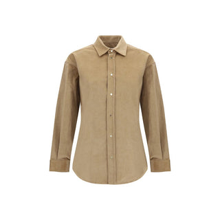 Beige Denim Shirt