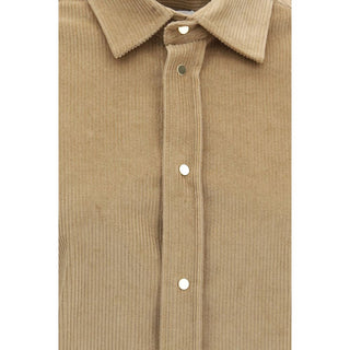 Beige Denim Shirt
