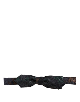 Men Multicolor 100% Silk Adjustable Neck Papillon Bow Tie