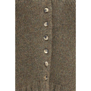 Bicolor Cashmere Cardigan