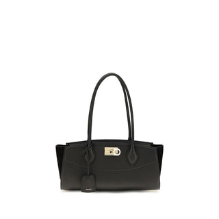 Black Calf Leather Bos Taurus Shoulder Bag