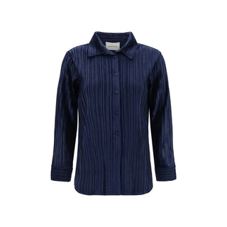 Blue Polyester Shirt